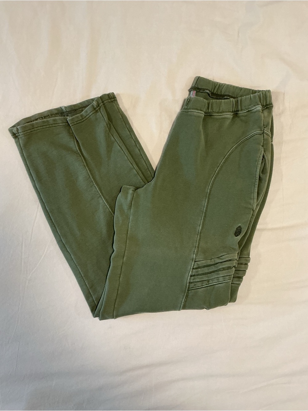 Free People Army Green Baggy Sweatpants
